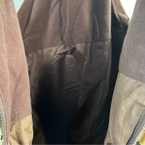 Mount'n Prairie Vintage Camo Hunting Overall Bibs Men's L Brown Tan Felted Pants - Picture 10 of 16